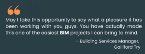 a testimonial from a client