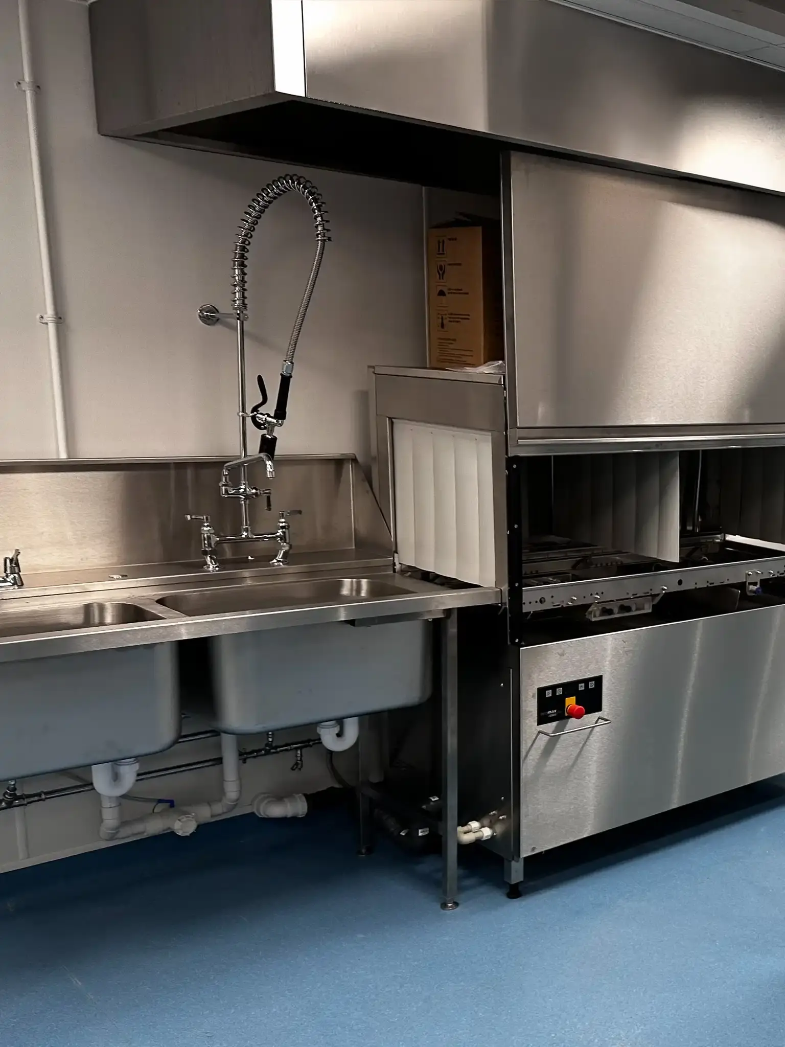 A new school kitchen
