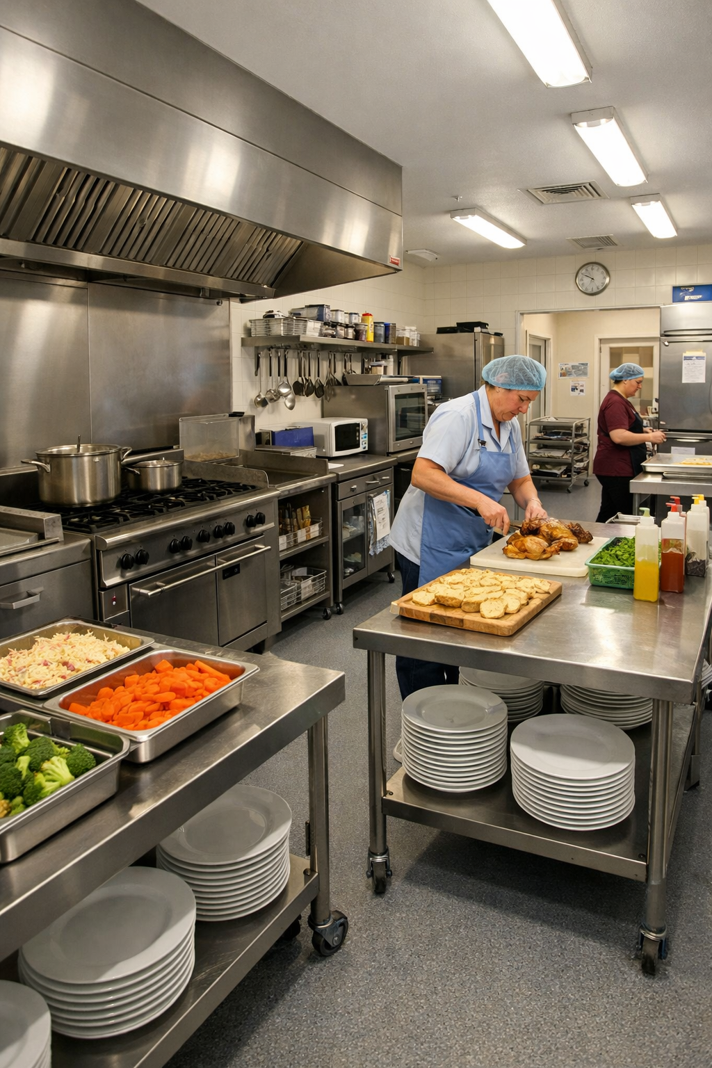 Commercial Kitchen in Care Home Setting-1