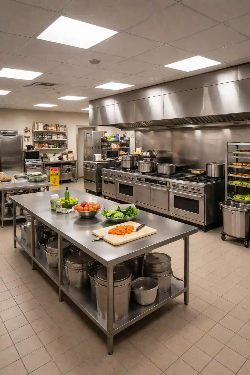 Commercial Kitchen in School Dining Facility (1)