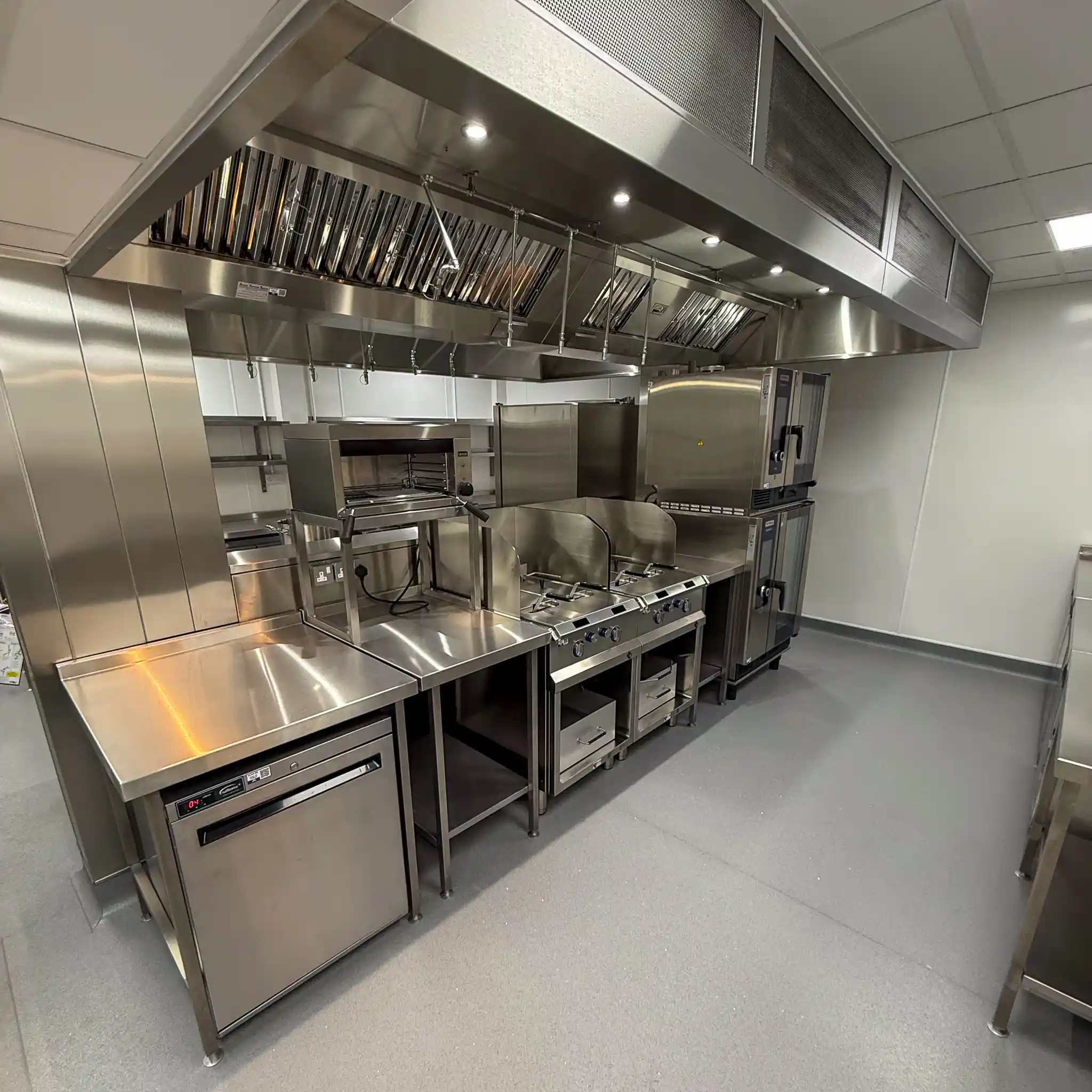A new kitchen installed by Airedale Group for the University of Cambridge
