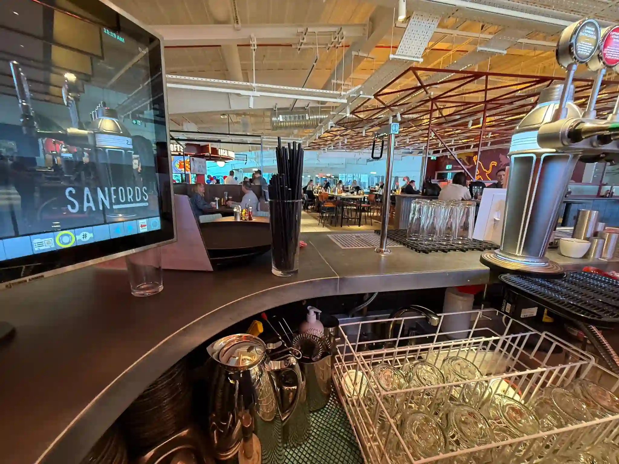 bar area at Sanfords Restaurant