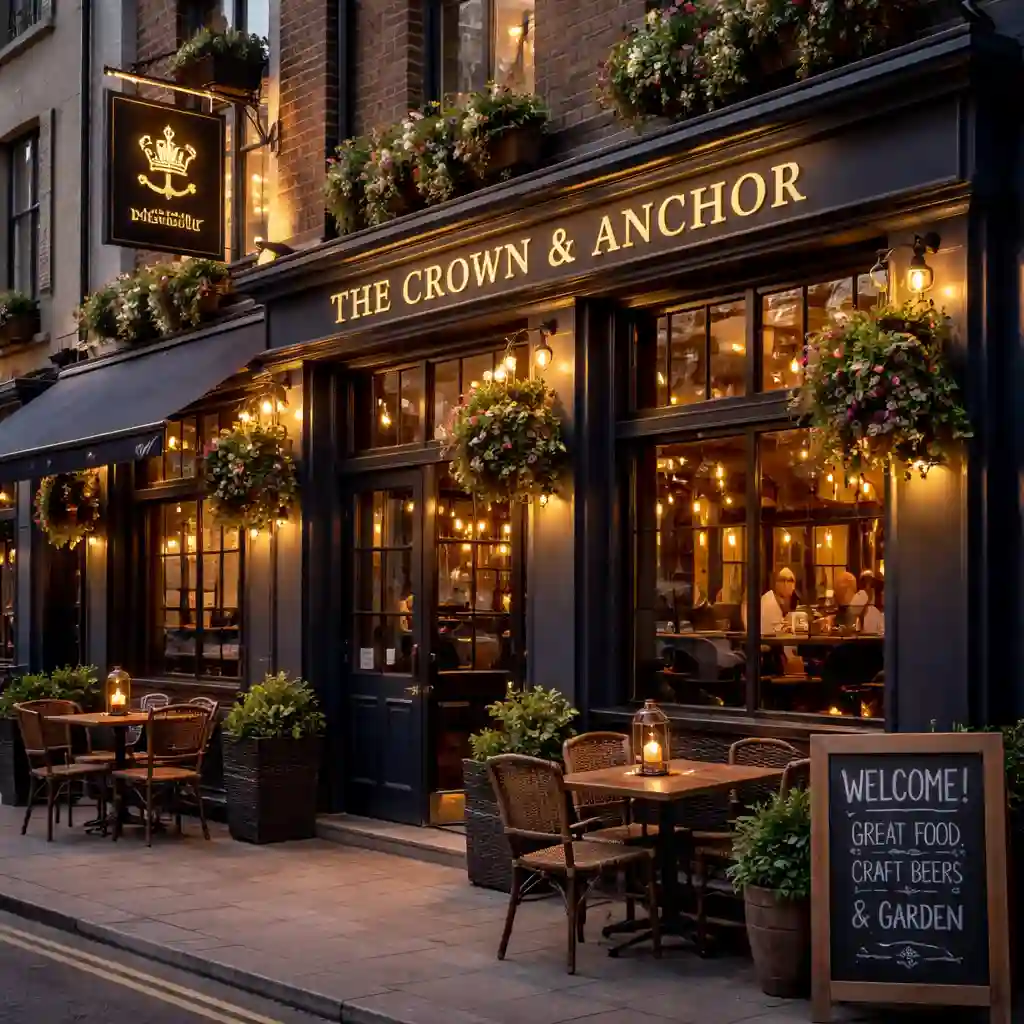 Modern English Pub at Dusk-1 (1)