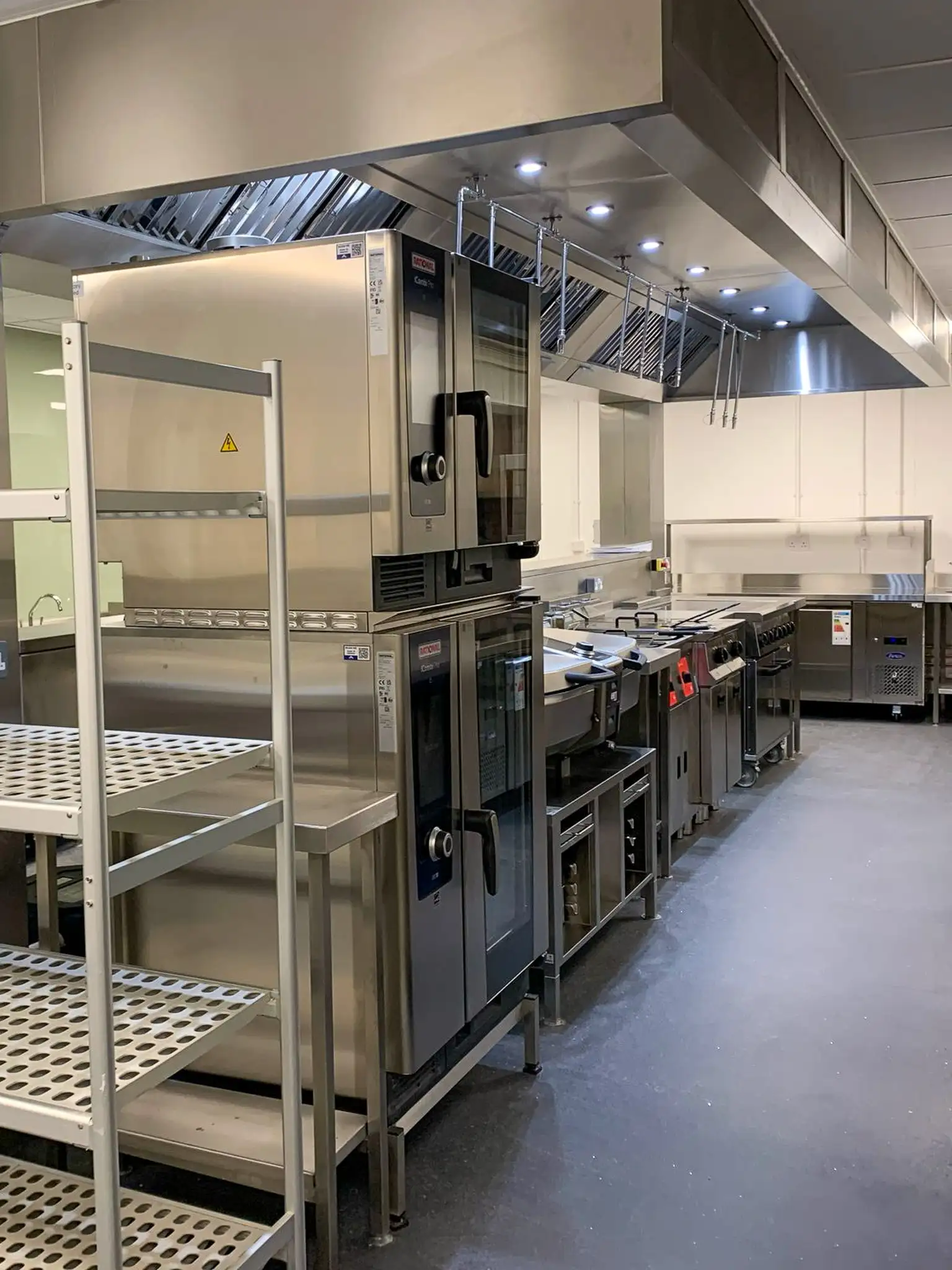 A kitchen at Samworth brothers installed by Airedale Group