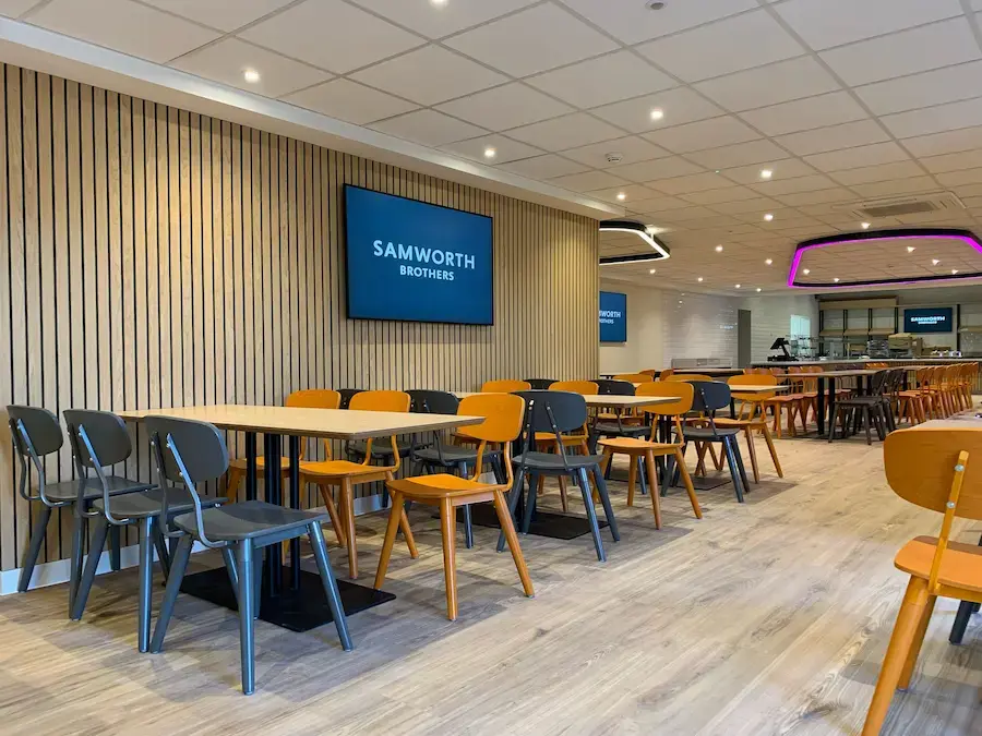 Samworth Brothers new kitchen and dining areas